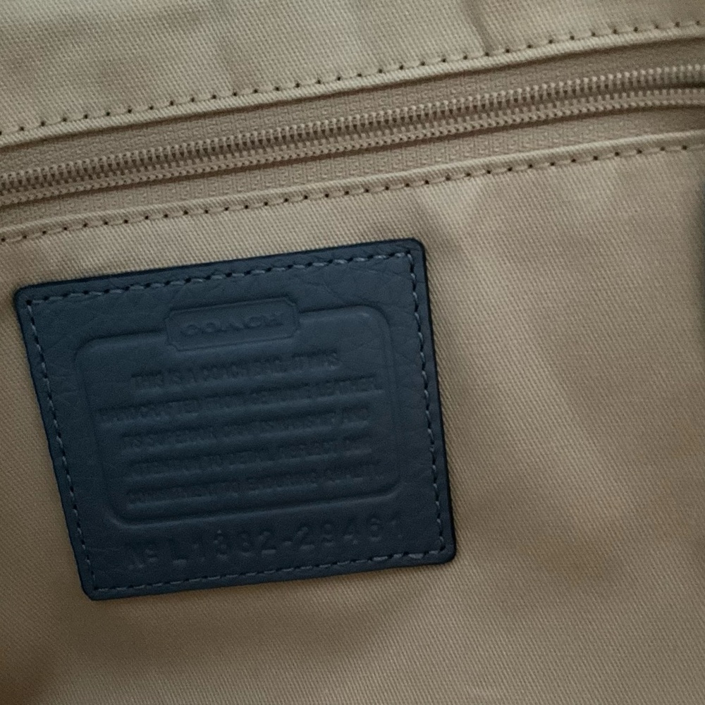 Coach Bleecker Cornflower(Blue) Shoulder/Clutch Bag - Picture 9 of 11